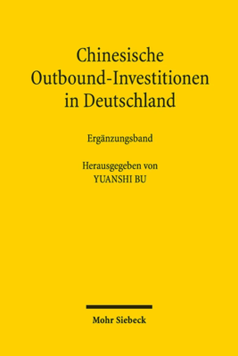 Chinesische Outbound-Investitionen in Deutschland