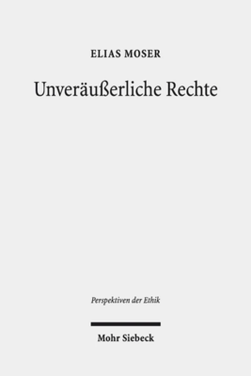 Unveraußerliche Rechte