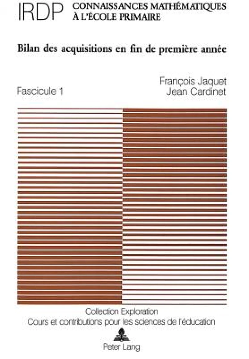 Connaissances mathematiques a l'ecole primaire