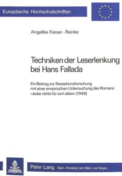 Techniken der Leserlenkung bei Hans Fallada