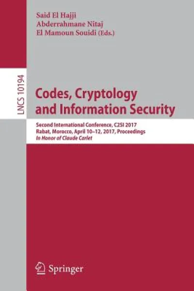 Codes, Cryptology and Information Security