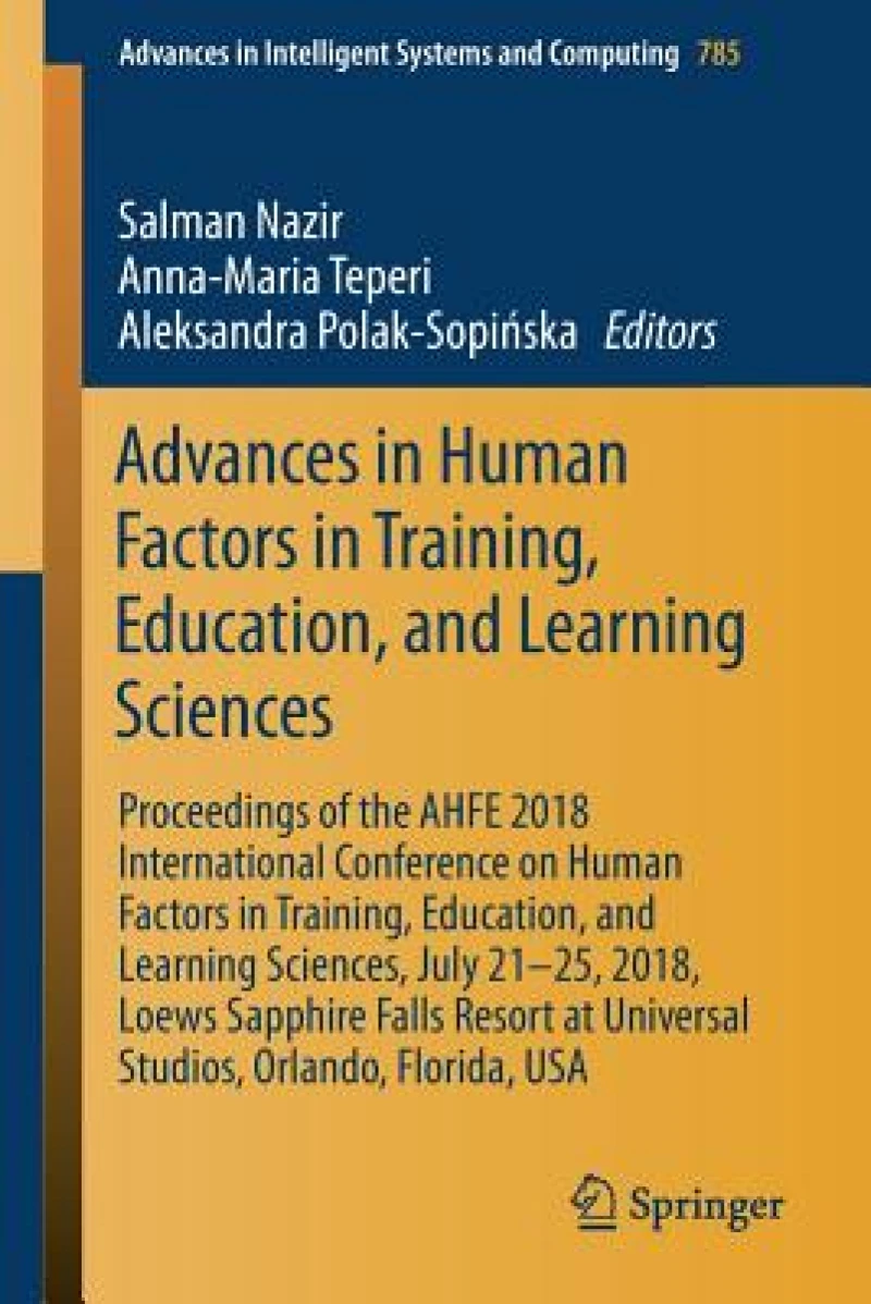Advances in Human Factors in Training, Education, and Learning Sciences