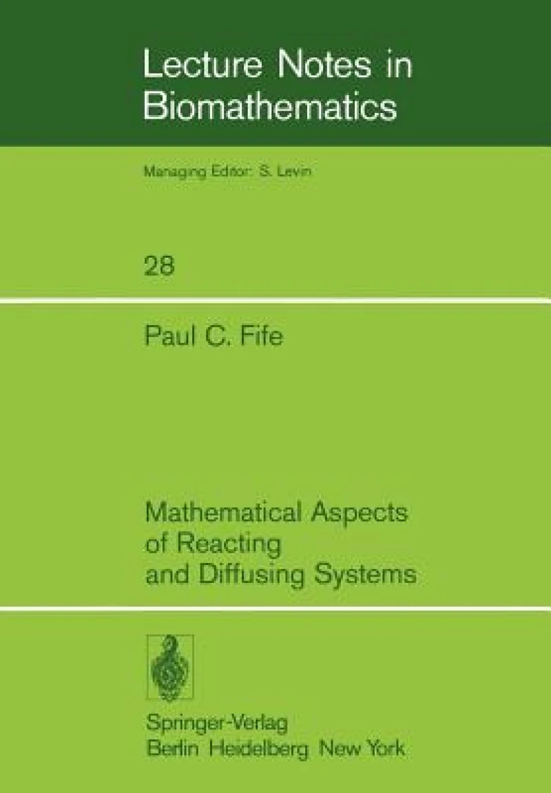 Mathematical Aspects of Reacting and Diffusing Systems