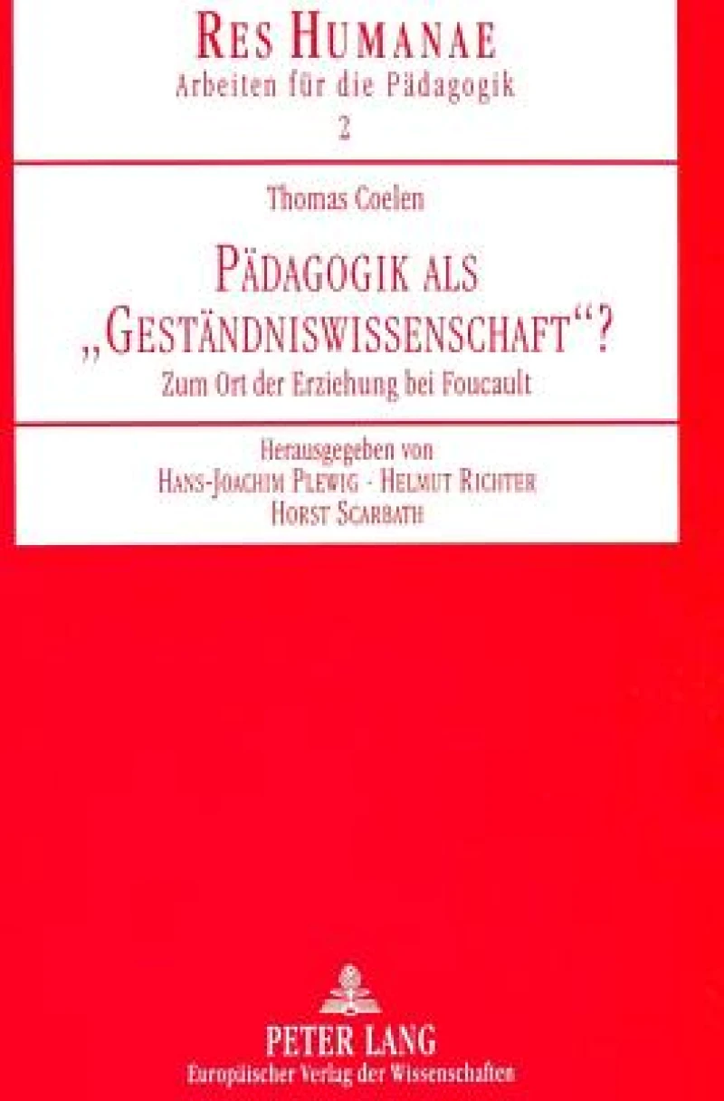 Paedagogik ALS «Gestaendniswissenschaft»?