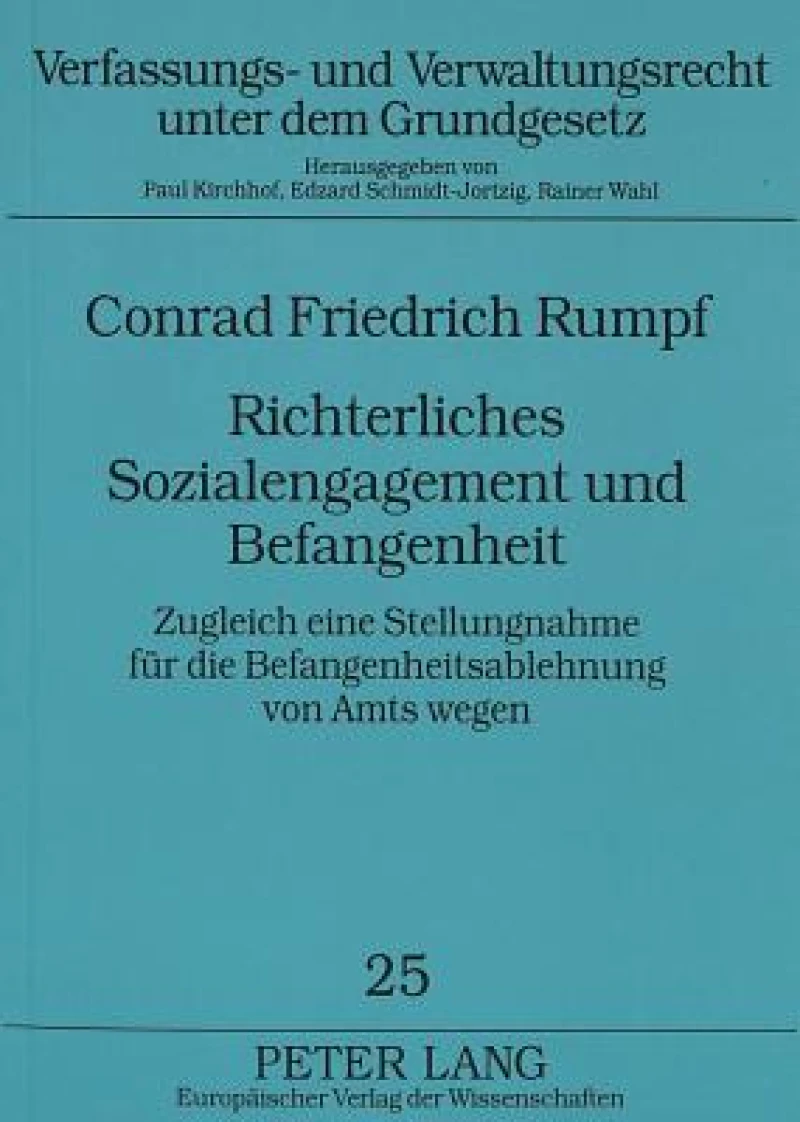 Richterliches Sozialengagement und Befangenheit