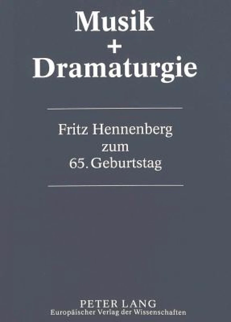 Musik & Dramaturgie