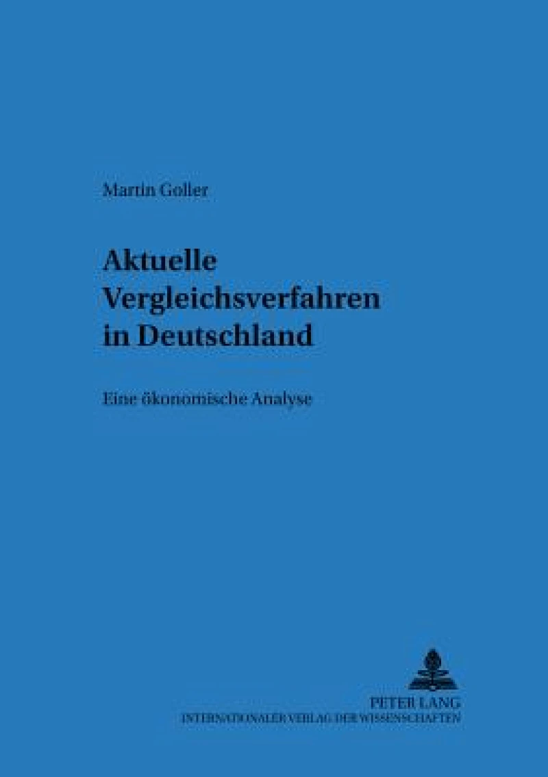 Aktuelle Vergleichsverfahren in Deutschland