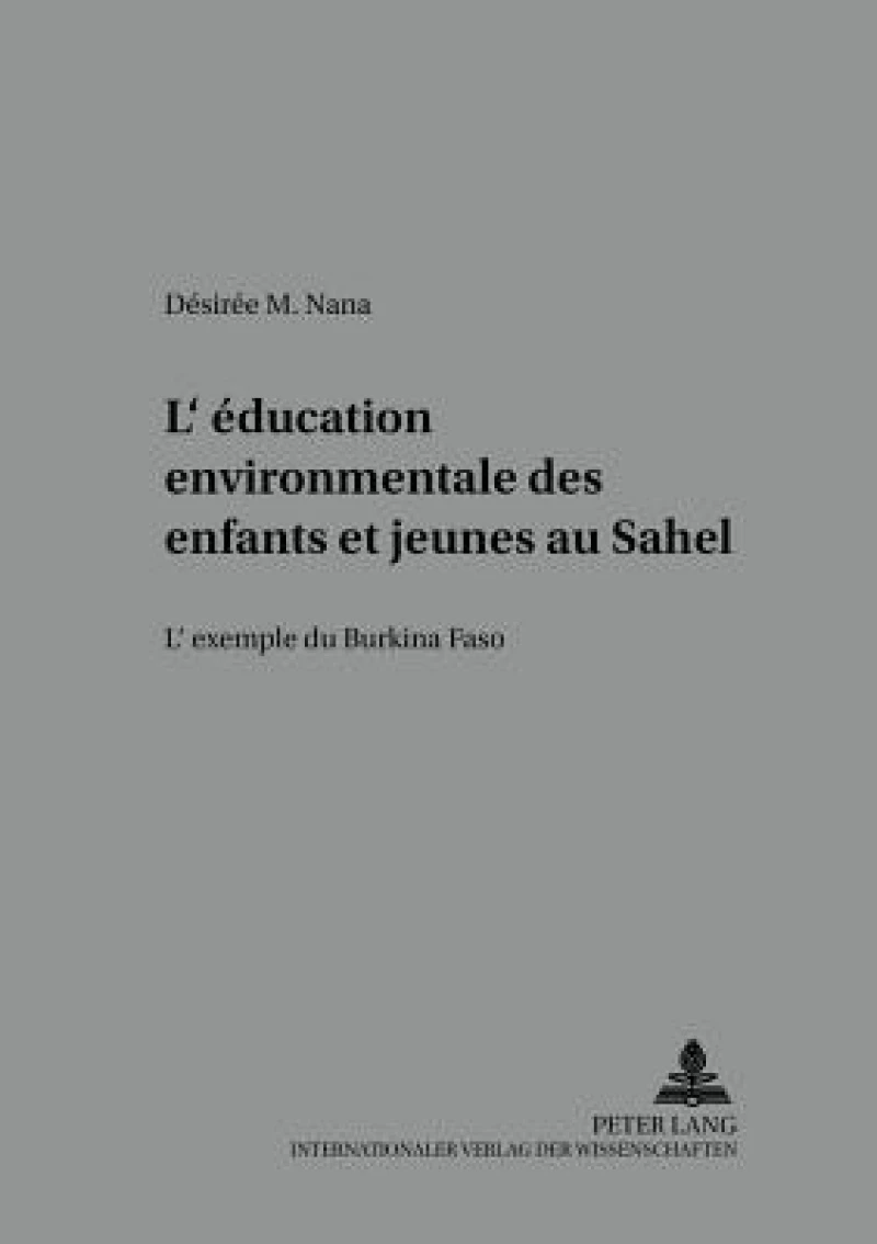 L'education environnementale des enfants et jeunes au Sahel
