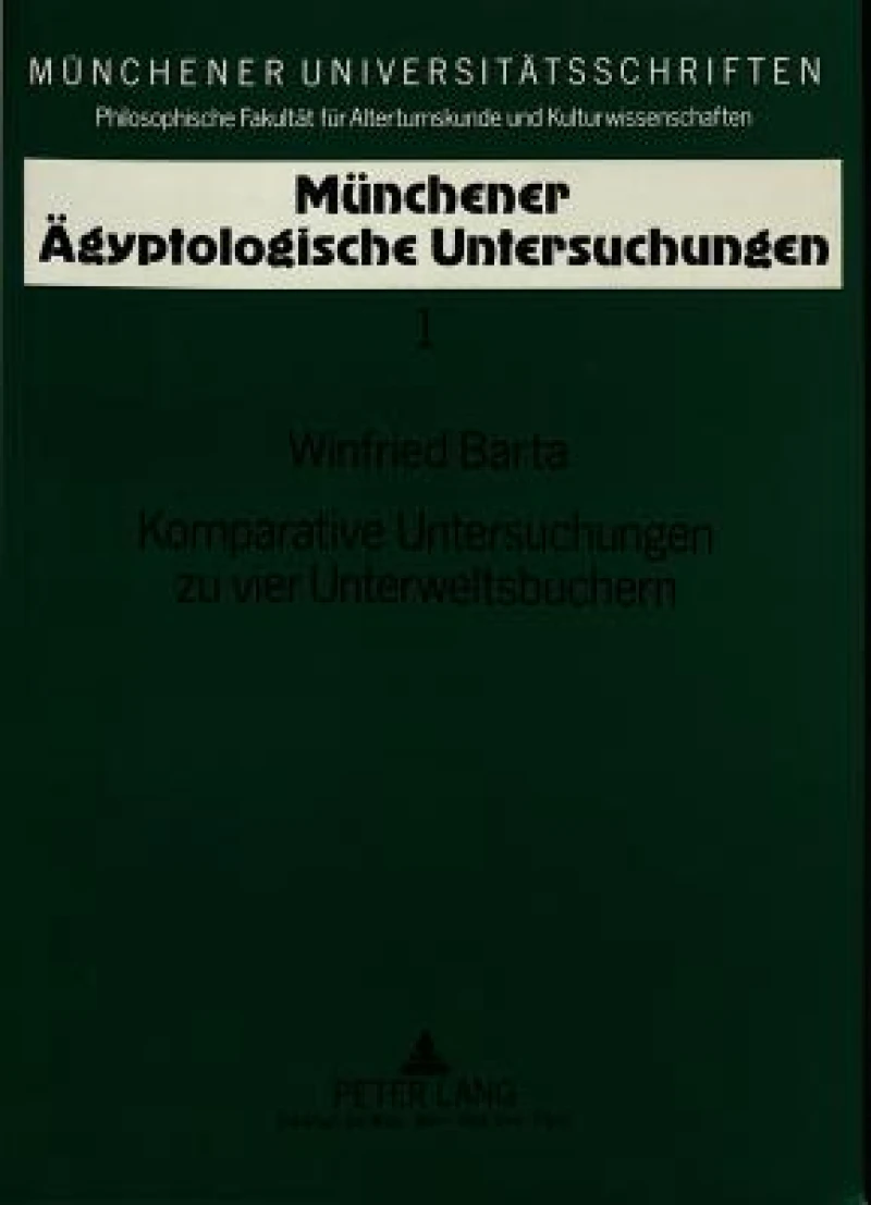 Komparative Untersuchungen zu vier Unterweltsbuechern