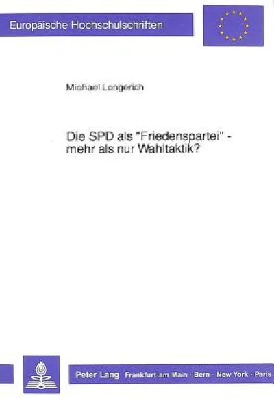 Die SPD als «Friedenspartei» - mehr als nur Wahltaktik?