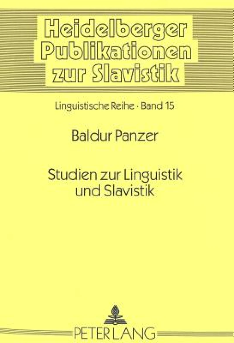 Studien zum slavischen Verbum
