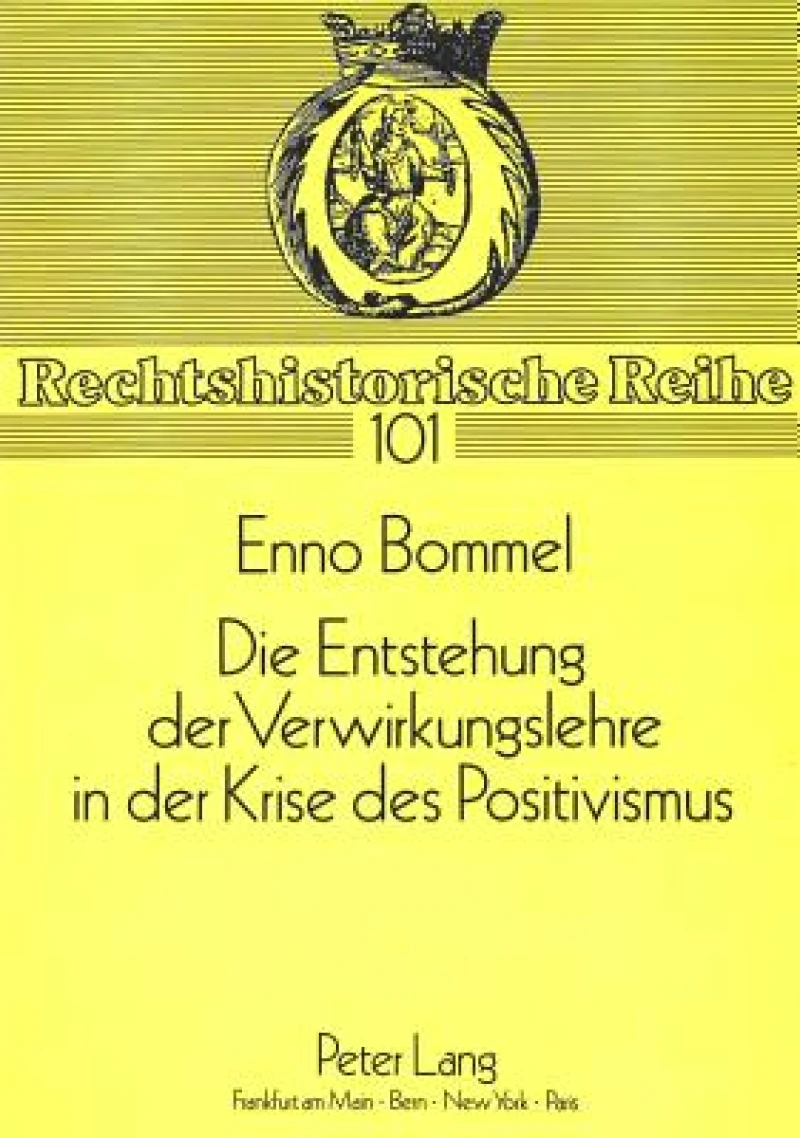Die Entstehung der Verwirklichungslehre in der Krise des Positivismus
