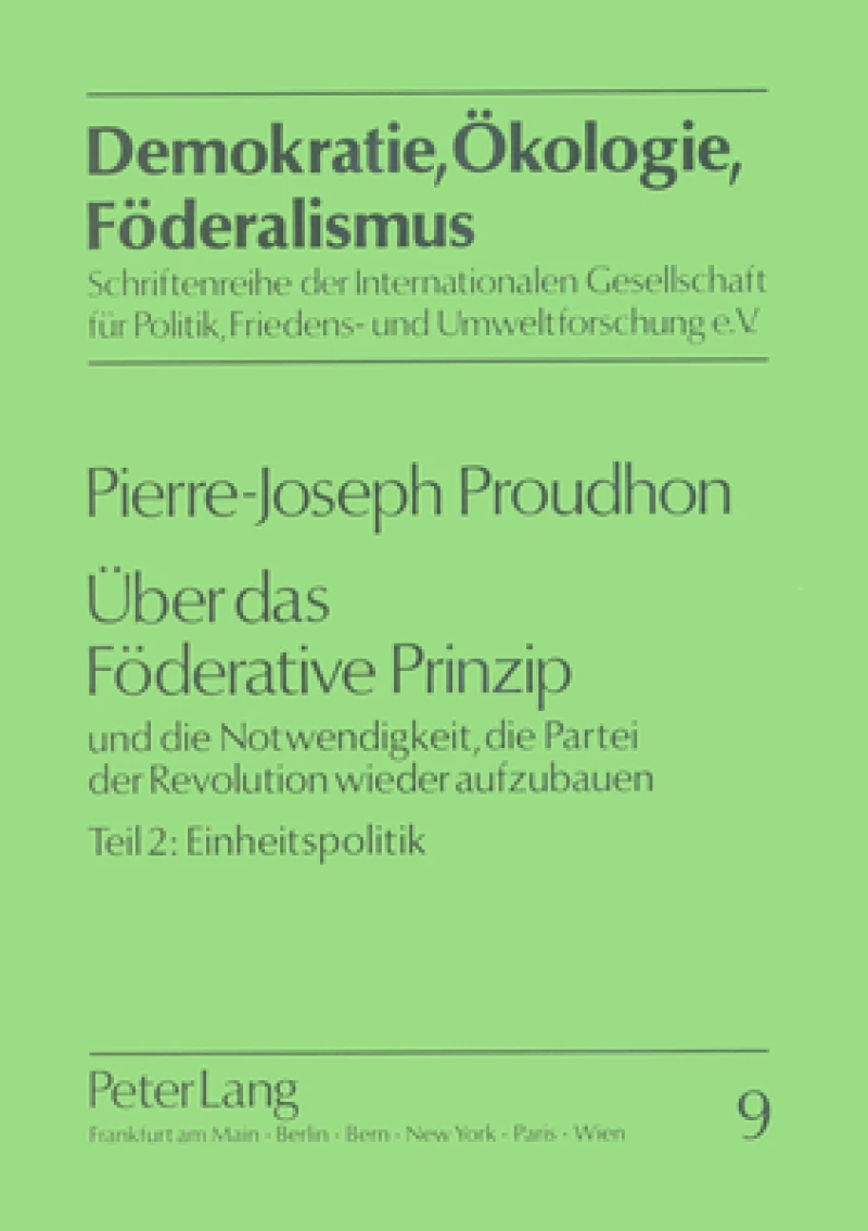 Ueber das Foederative Prinzip