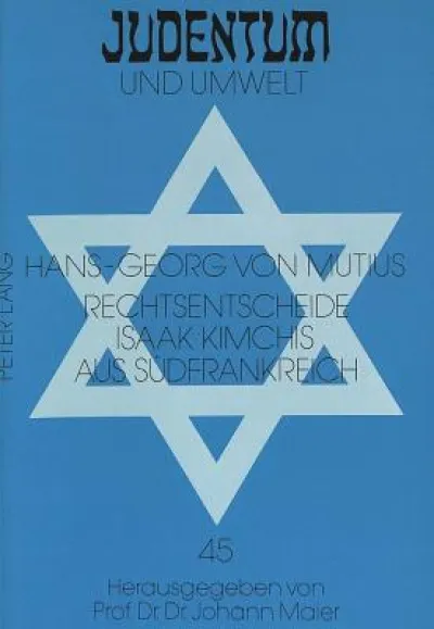 Rechtsentscheide Isaak Kimchis aus Suedfrankreich