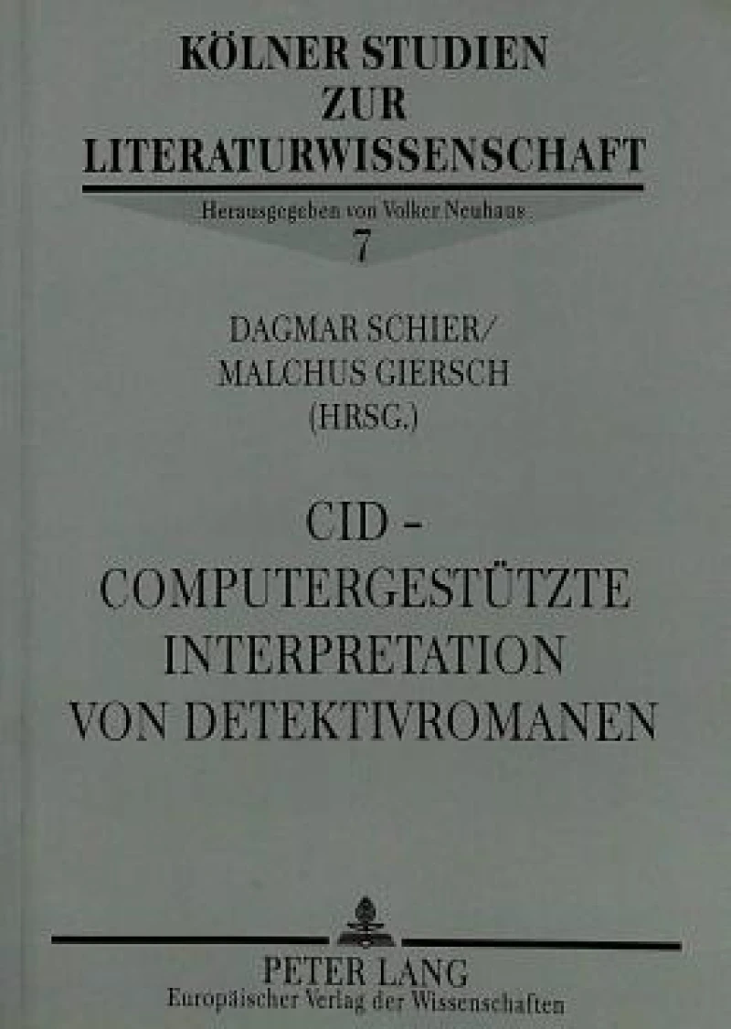 CID - Computergestuetzte Interpretation von Detektivromanen