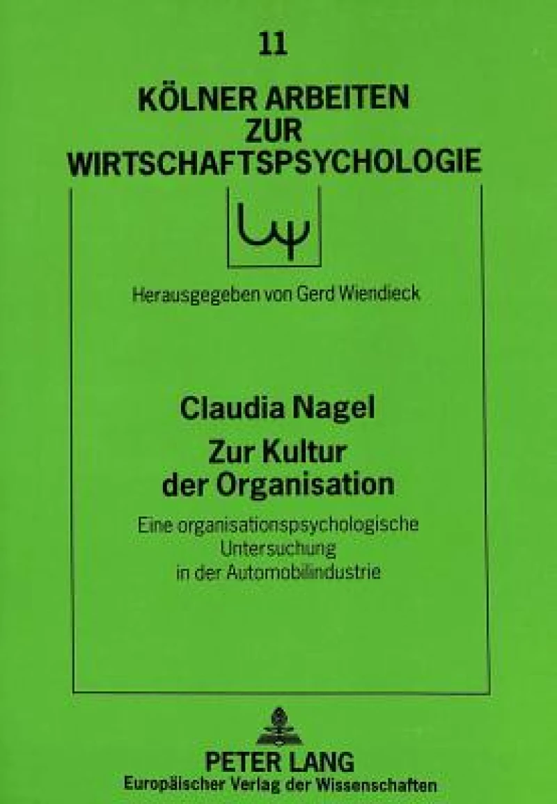 Zur Kultur der Organisation
