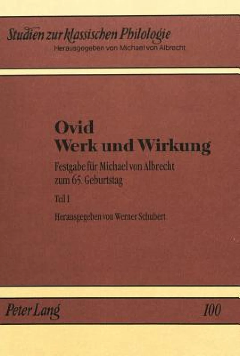 Ovid - Werk Und Wirkung