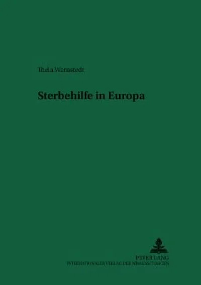 Sterbehilfe in Europa
