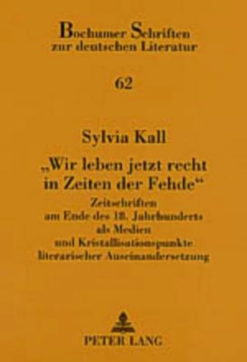 «Wir leben jetzt recht in Zeiten der Fehde»
