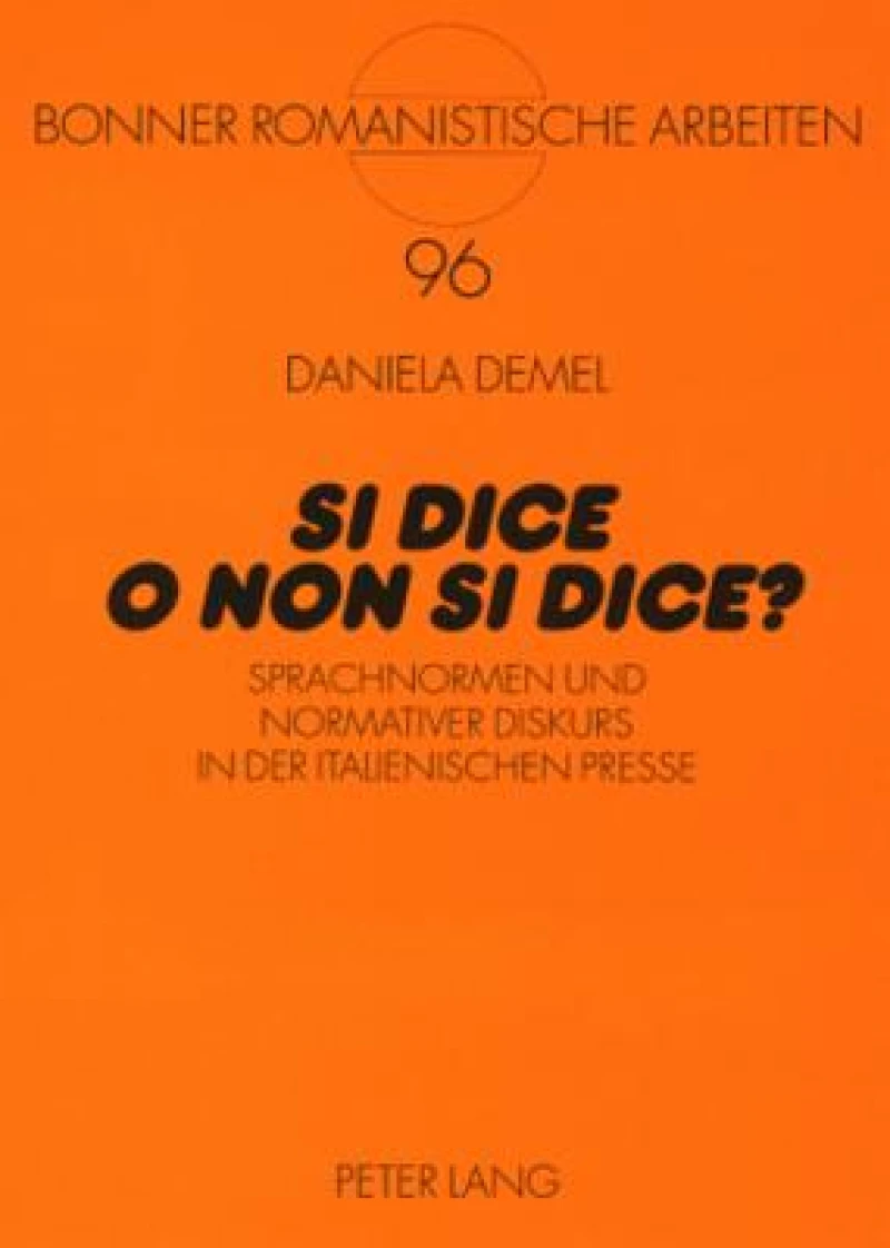 «Si Dice O Non Si Dice?»