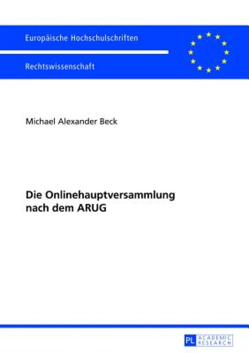 Die Onlinehauptversammlung Nach Dem Arug