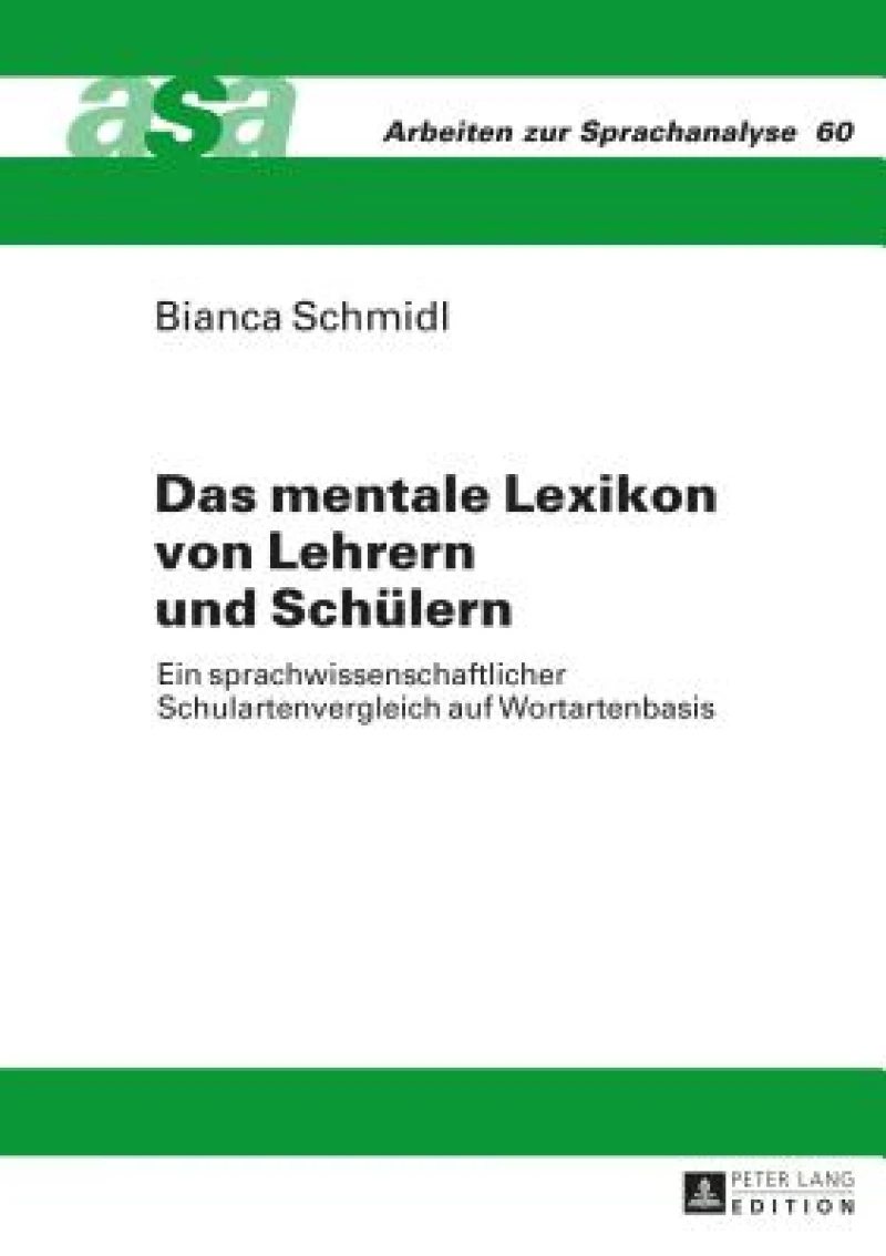 Das mentale Lexikon von Lehrern und Schuelern