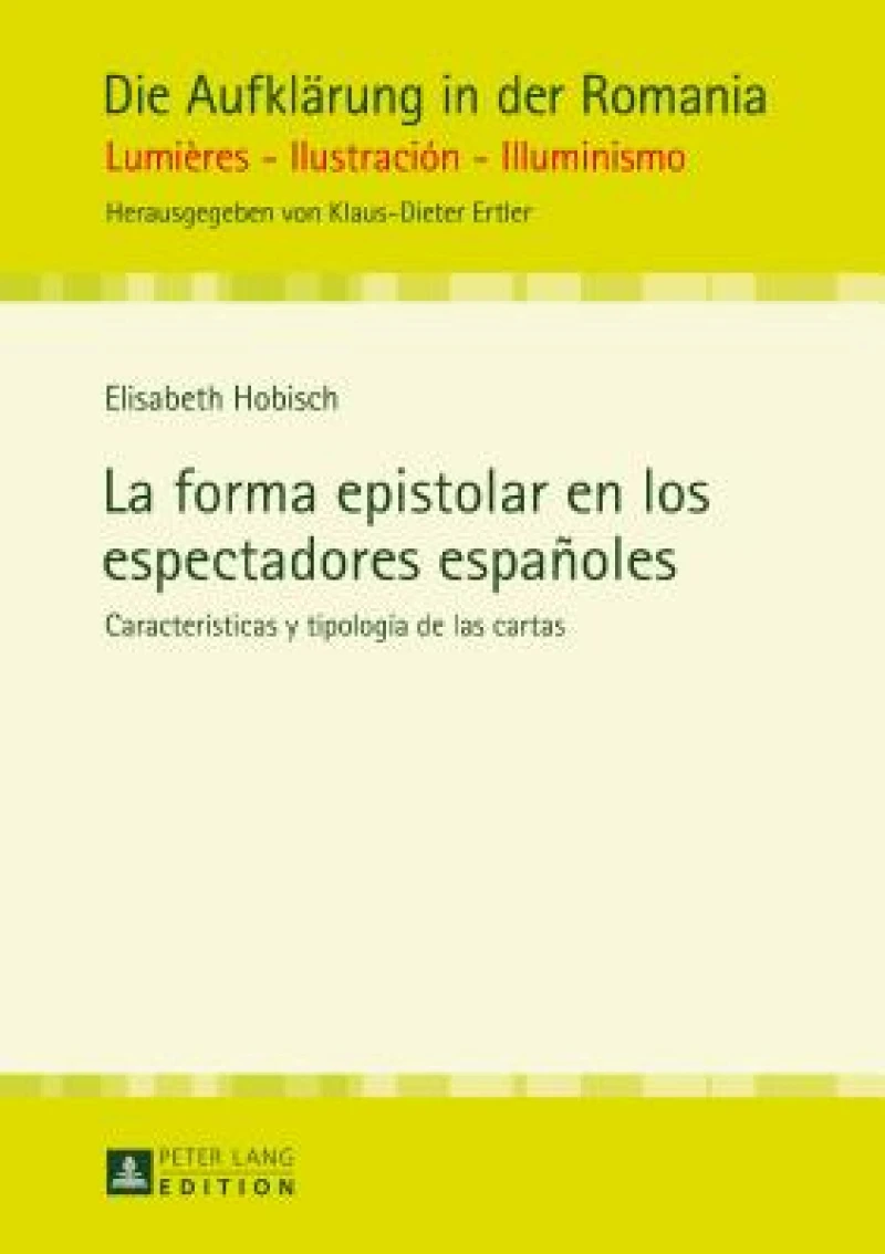 La Forma Epistolar En Los Espectadores Espanoles
