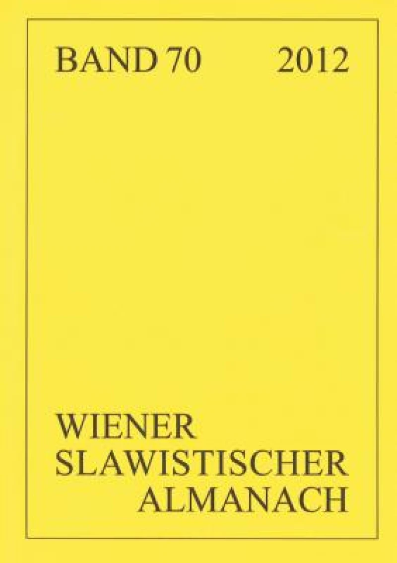 Wiener Slawistischer Almanach, 2012