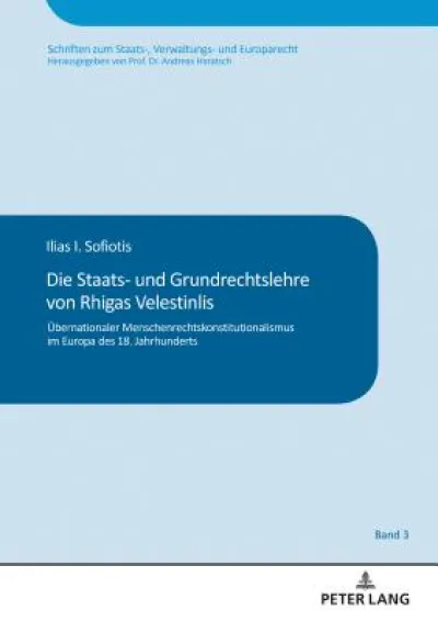 Die Staats- und Grundrechtslehre von Rhigas Velestinlis