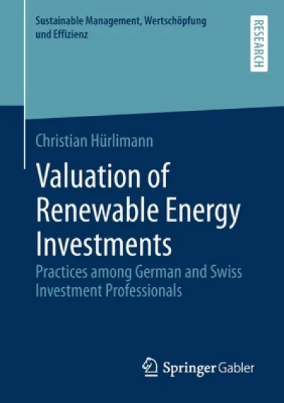 Valuation of Renewable Energy Investments