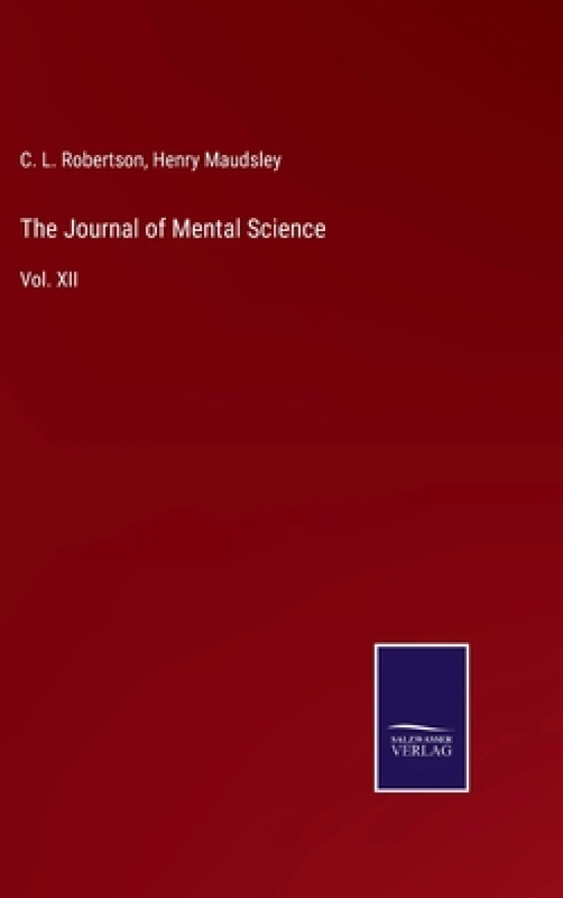 The Journal of Mental Science