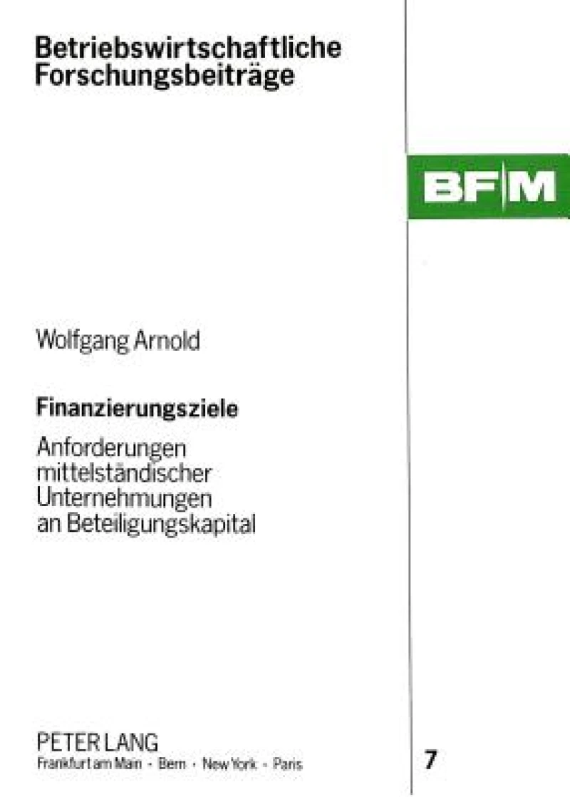 Finanzierungsziele