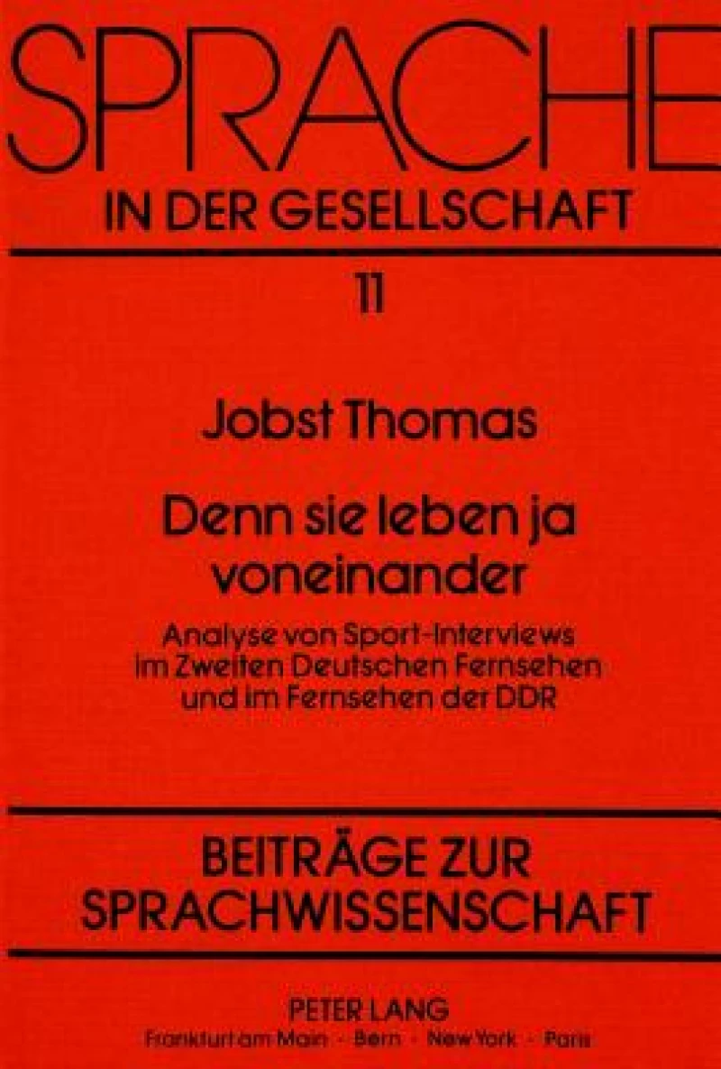 Denn sie leben ja voneinander