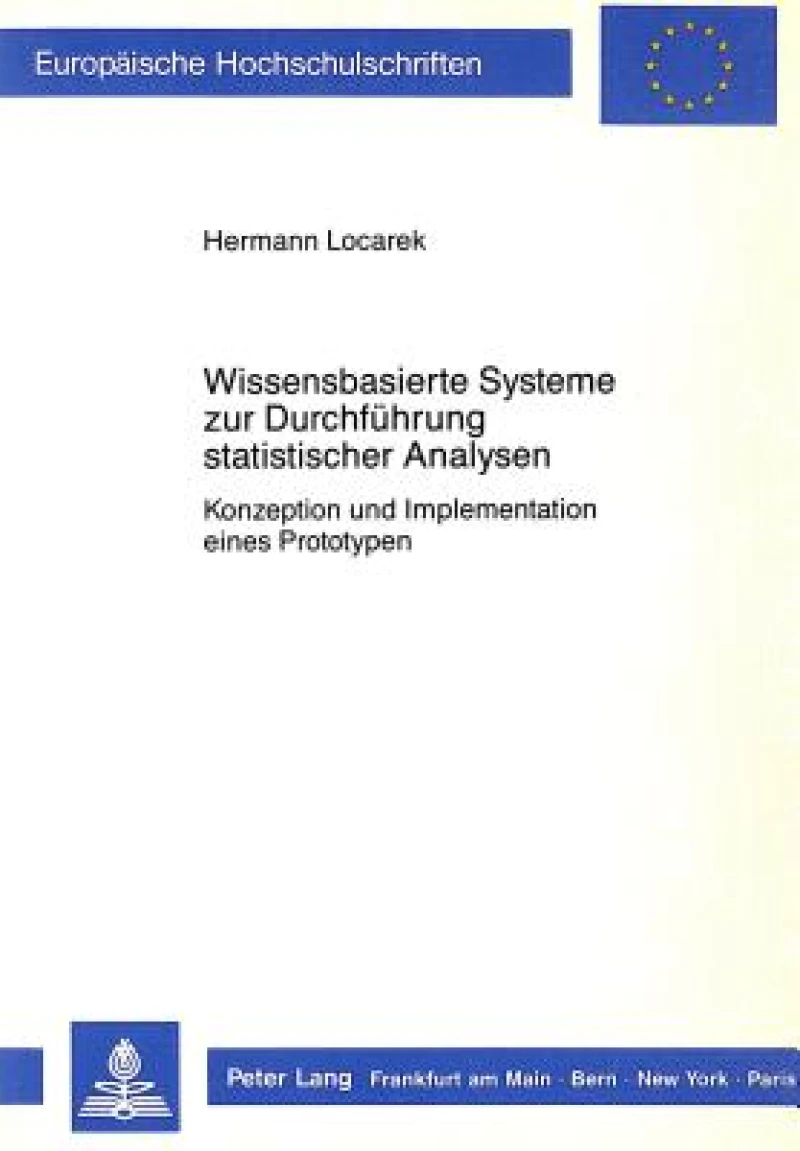 Wissensbasierte Systeme zur Durchfuehrung statistischer Analysen