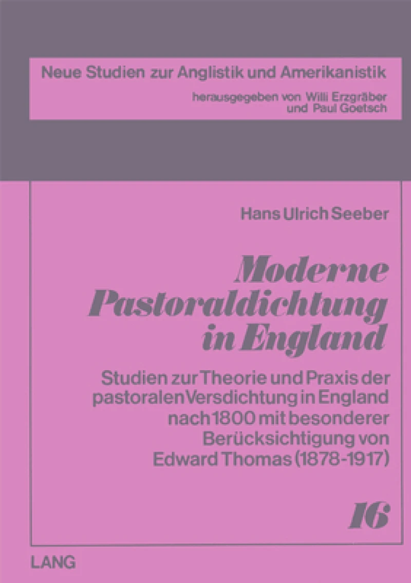Moderne Pastoraldichtung in England