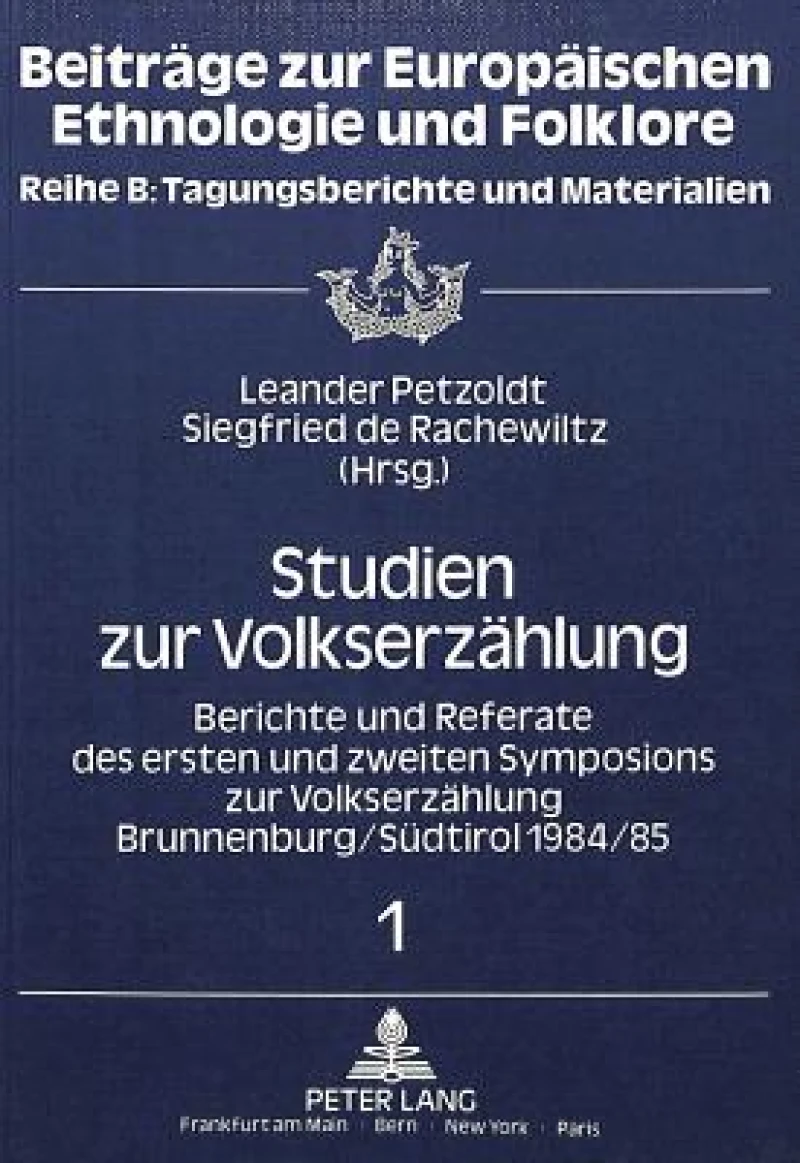 Studien zur Volkserzaehlung
