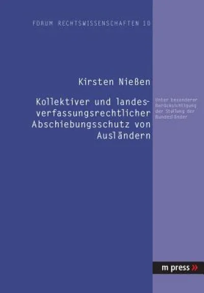 Kollektiver Und Landesverfassungsrechtlicher Abschiebungsschutz Von Auslaendern