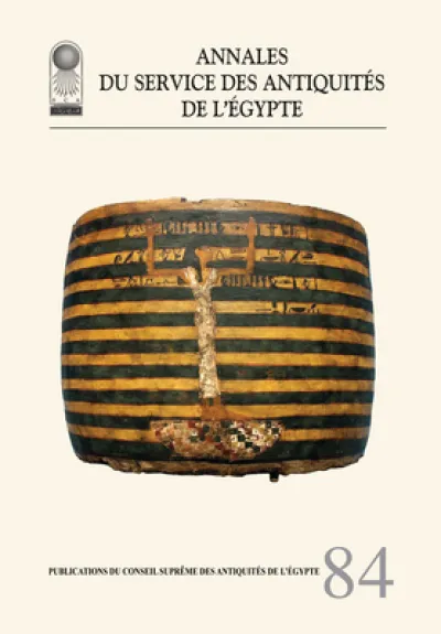 Annales du Service des Antiquites de l’Egypte
