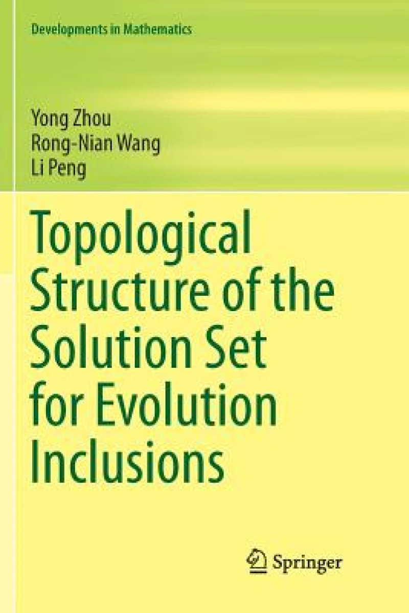 Topological Structure of  the Solution Set for Evolution Inclusions